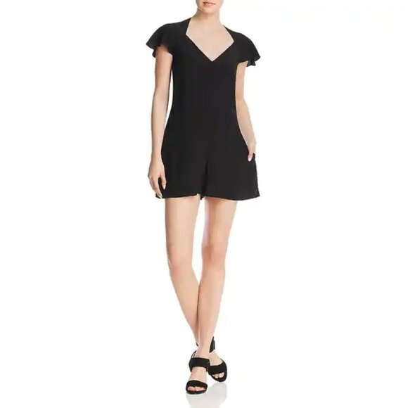 French Connection Pants - NWT French Connection Flutter Open Back Romper